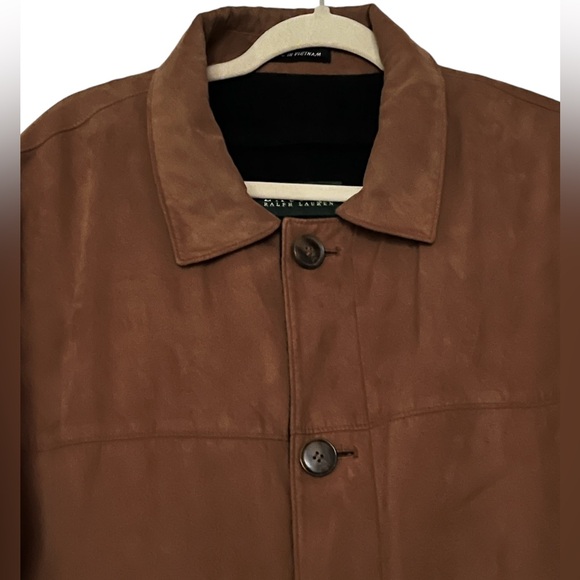 Ralph Lauren Trench Overcoat Men's Jacket Size 44 Long Removable Wool Liner - Picture 2 of 7